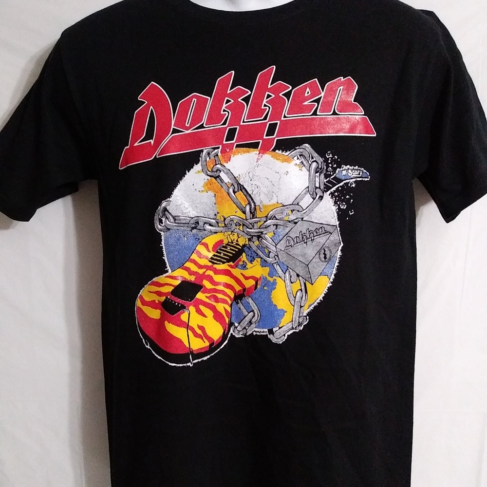DOKKEN 80'S Rock Band Vtg Style Graphic T-Shirt
